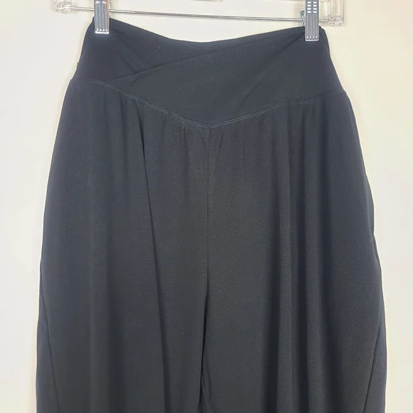 Halara Breezeful Black Crossover High Waisted Quick Dry Yoga Joggers XL - Picture 8 of 15